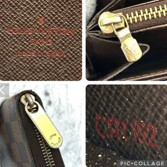 Louis Vuitton Vintage Damier Zippy Long Wallet - Rank A - Picture 5 of 9